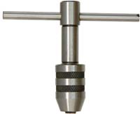 Tap handle, accepts 1/4" to 1/2" diameter taps